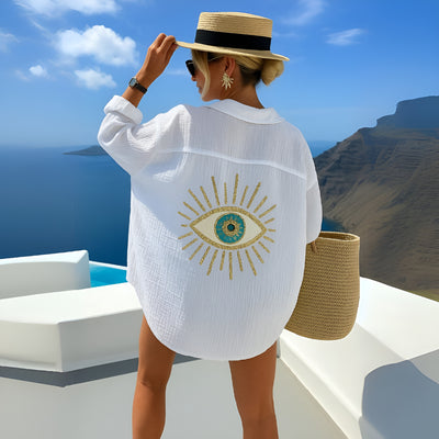YlVA™ | Avslappnad blus i Ibiza-stil