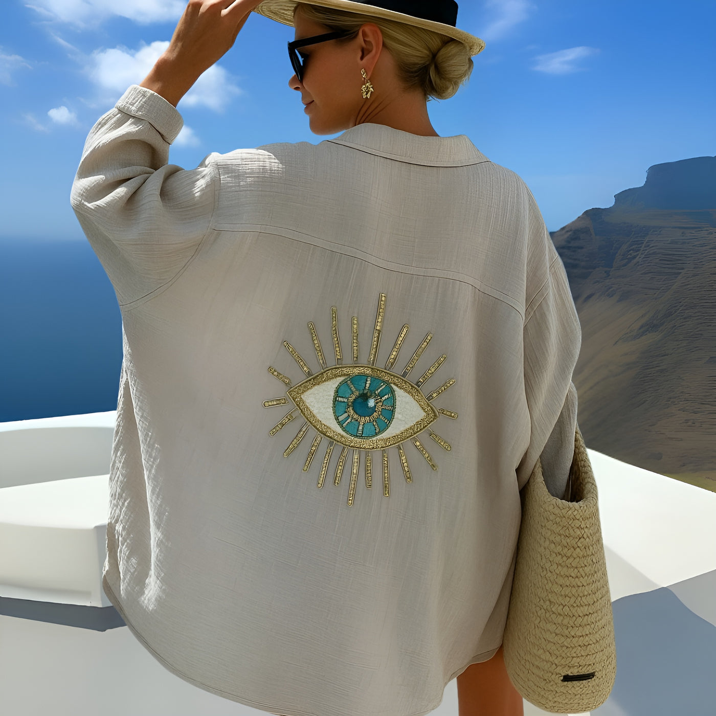 YlVA™ | Avslappnad blus i Ibiza-stil