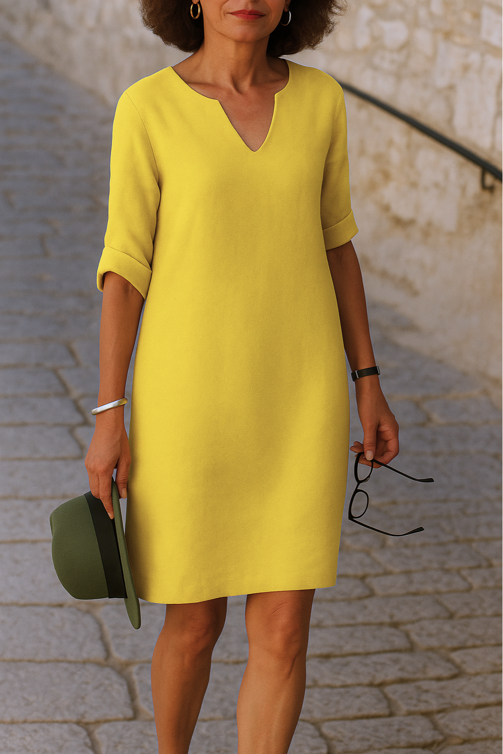 REBECKA™ | Elegant klänning med V-ringning