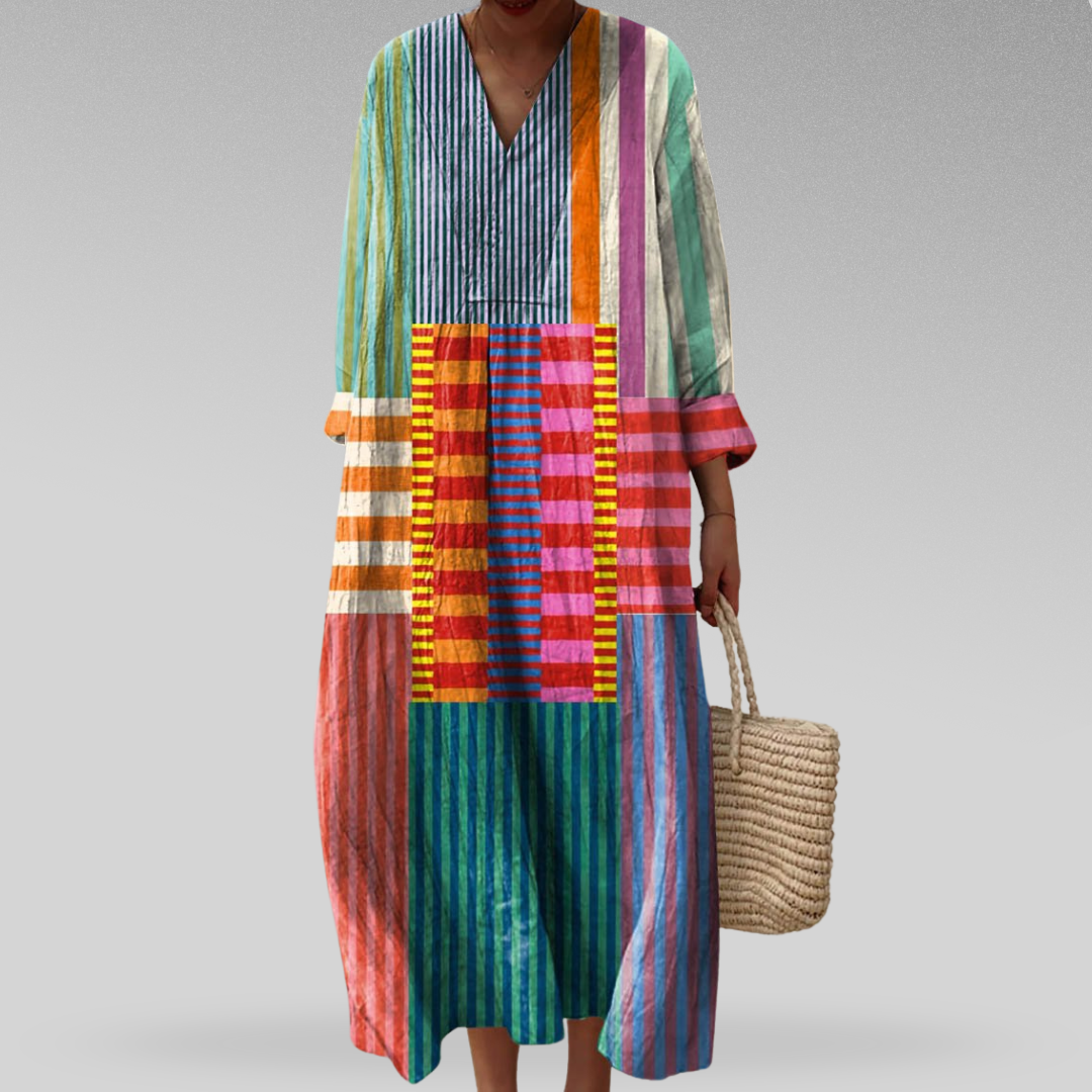 LIA™ | ELEGANT GEOMETRISK KLÄNNING