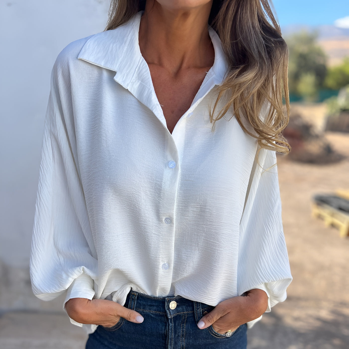 AMANDA™ |  Elegant oversize blus
