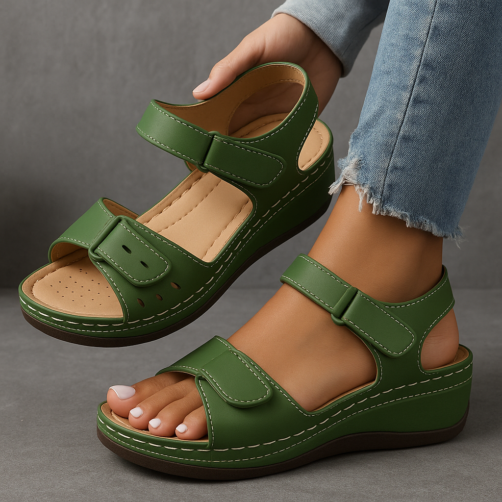 CELINE™ - Ortopediska sandaler med kilklack