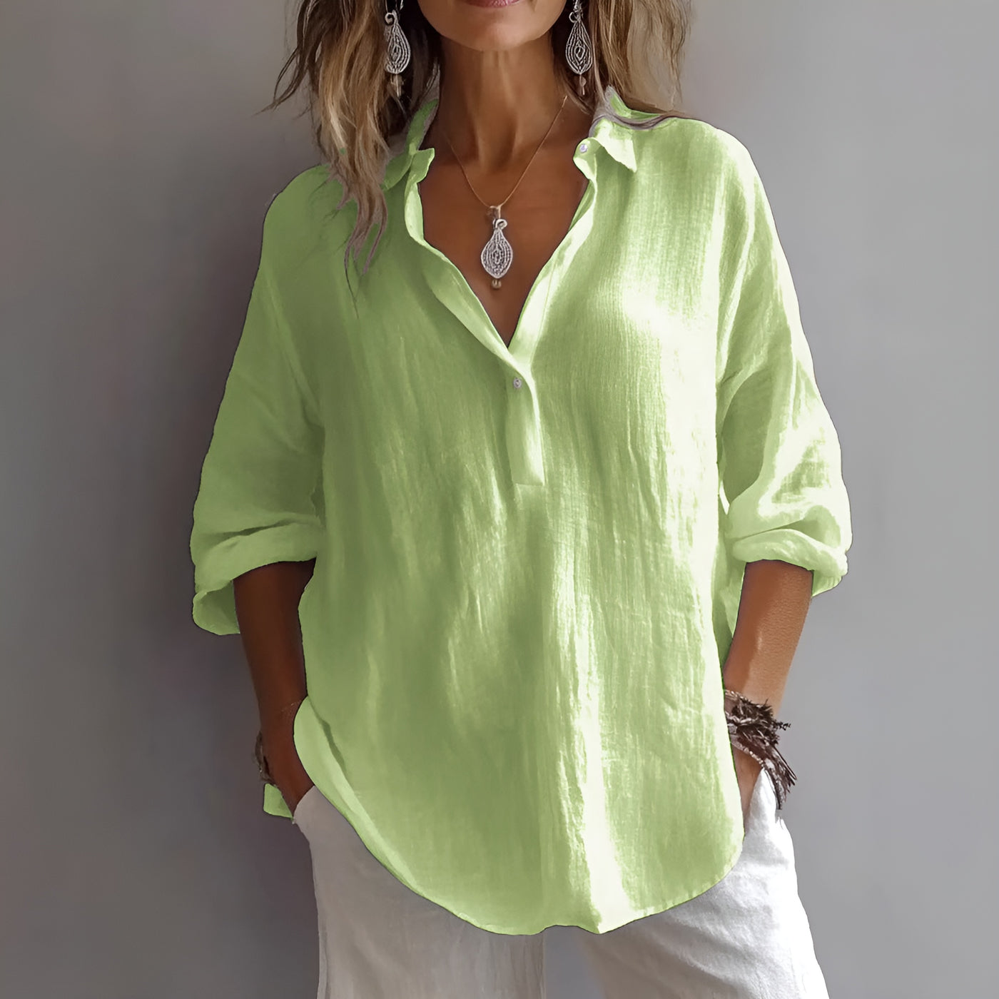 INGRID™ – Blus i avslappnad elegans