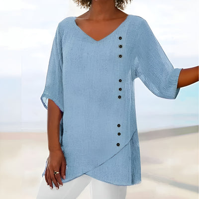 KLARA™ - Avslappnad asymmetrisk blus