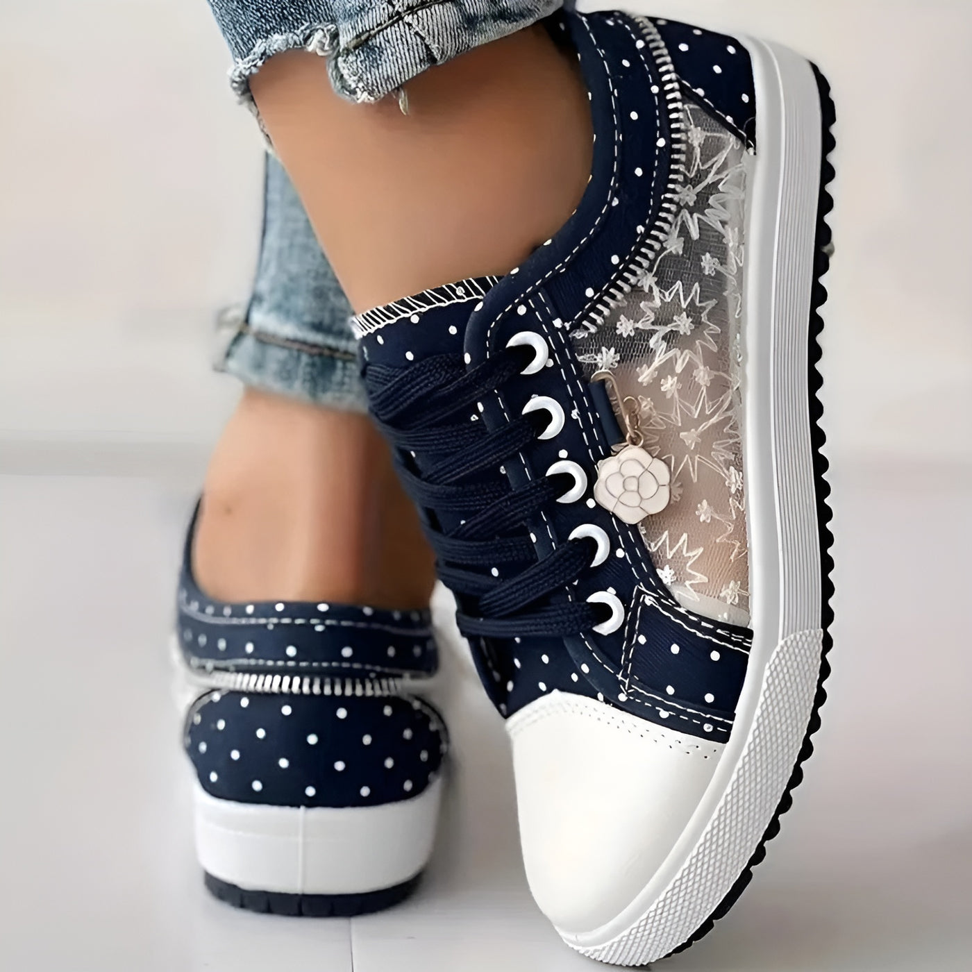 LÅSA™ – Bekväma Ortopediska Sneakers